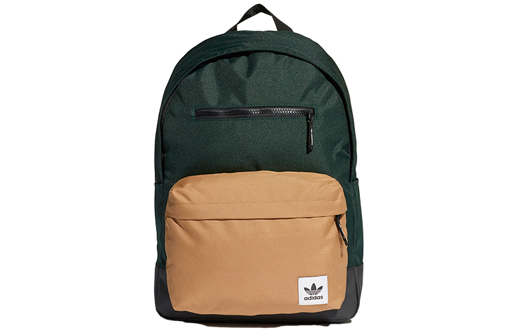 

Рюкзак из полиэстера обычный унисекс зелёно-коричневый Adidas Originals