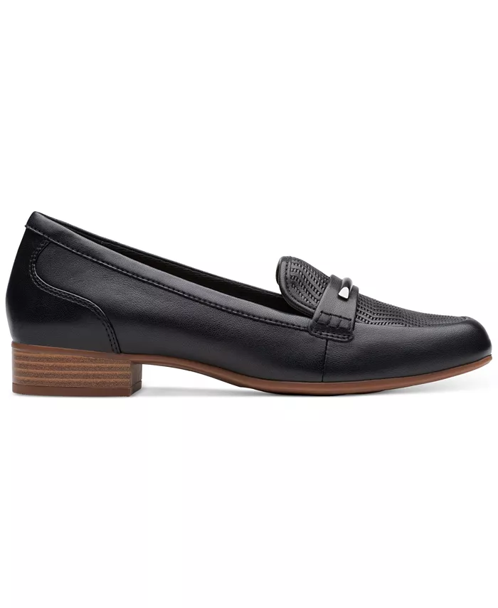 Женские лоферы Juliet Aster без шнуровки Clarks, черный — фото 2
