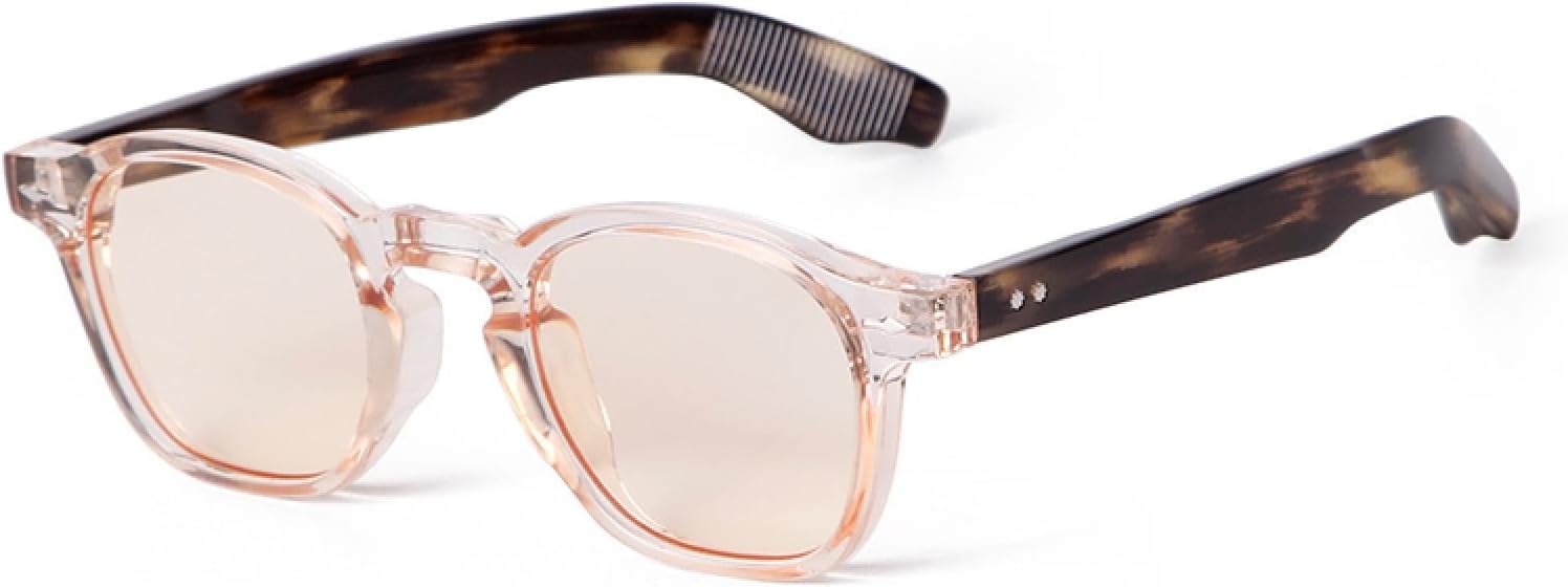 

Солнцезащитные очки с защитой от УФ-излучения UV400 | Желто-оранжевая оправа с заклепками | Для женщин и мужчин, для занятий спортом на открытом воздухе и вождения DSVIGF, 05