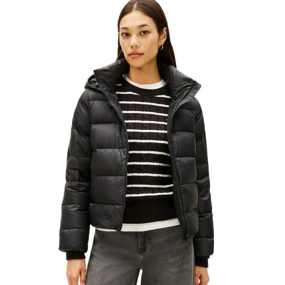 Повседневная стеганая куртка Tommy Hilfiger, черный