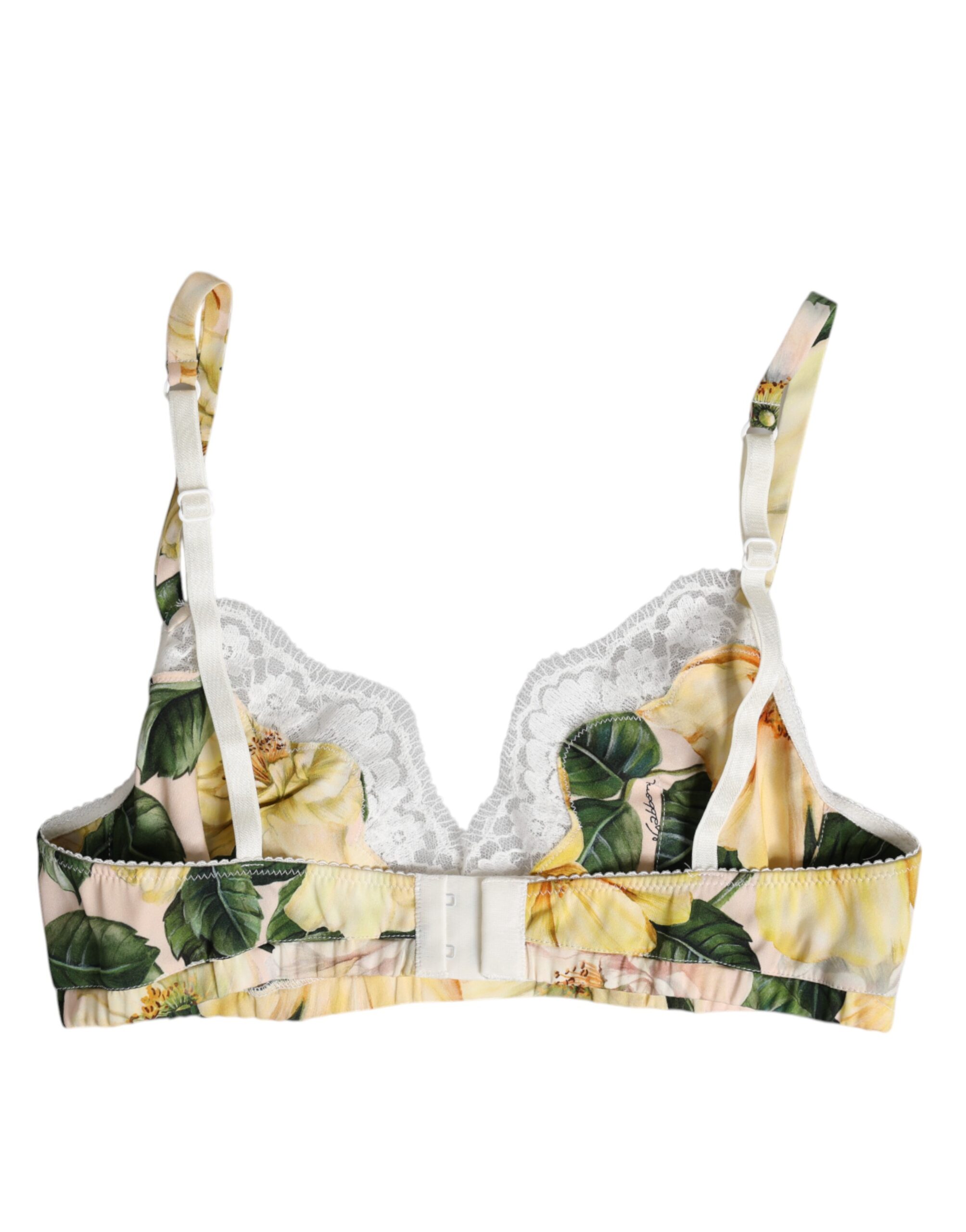 Нижнее белье без косточек с разноцветным цветочным принтом Dolce & Gabbana, мультиколор — фото 3