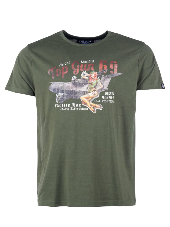 

Футболка TOP GUN, оливковый