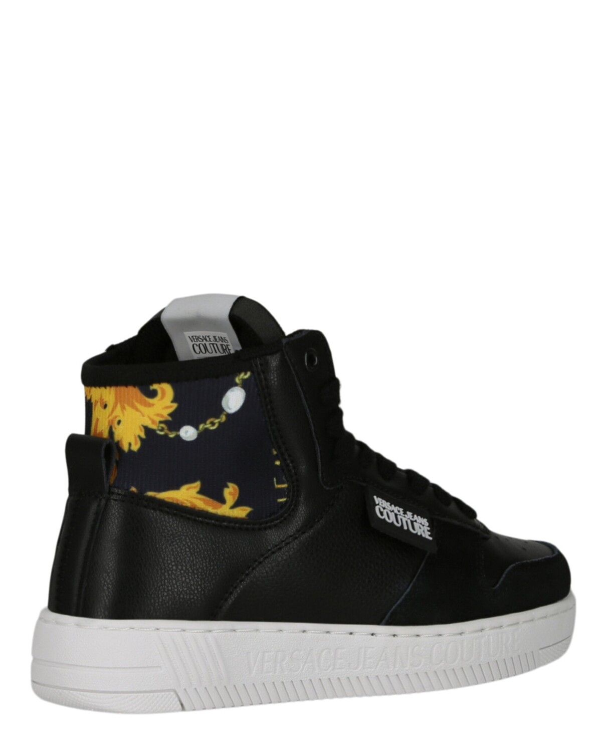 Высокие кеды Meyssa Baroque Versace Jeans, цвет Black Gold