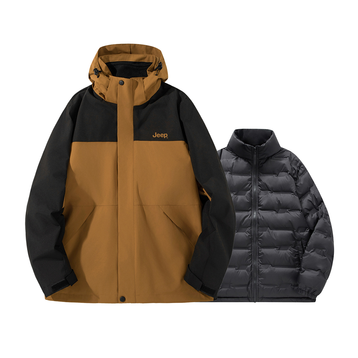 

Jeep Ветровка из коллекции для отдыха Тренч унисекс, Coffee Brown[Includes Down Liners]