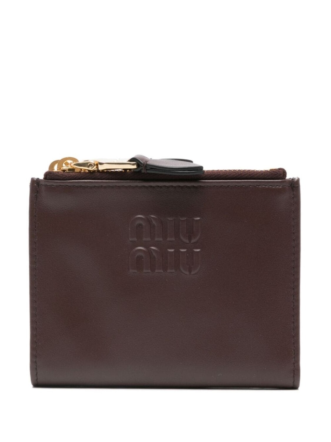

Miu Miu складной бумажник, коричневый