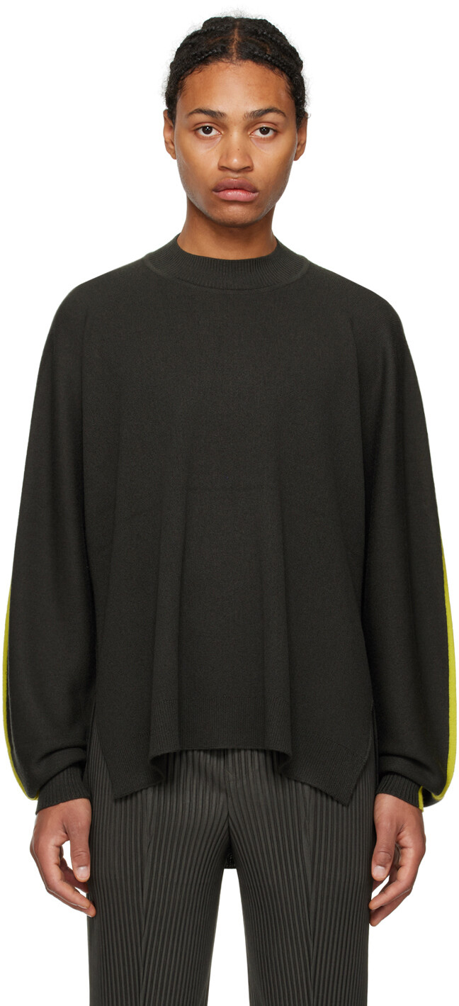 

Серый свитер с каркасом HOMME PLISSe ISSEY MIYAKE