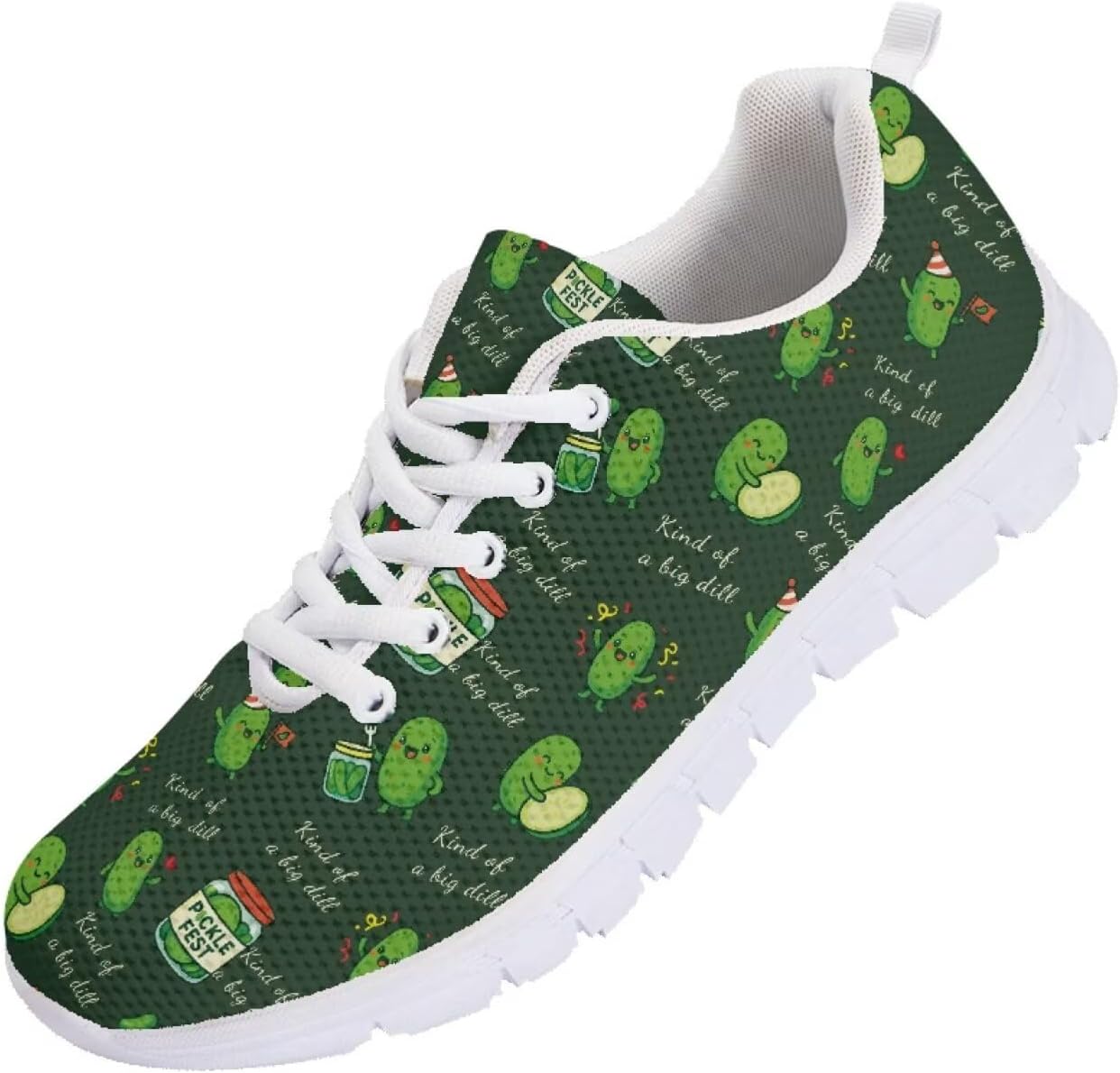 

Кроссовки Funnydude Funny Print для мужчин, легкие и дышащие, удобные кроссовки для спортзала, Pickle