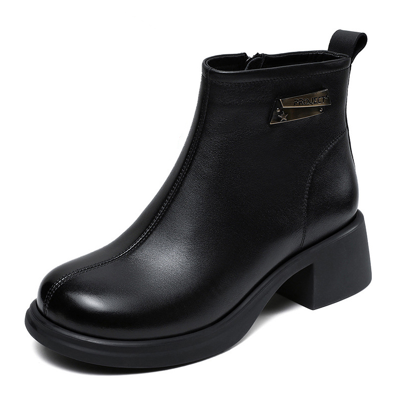 Ботильоны женские 5 см Devanro, Black