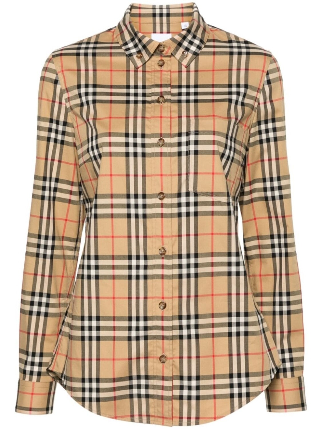 Рубашка House Check Burberry, женская, бежевый