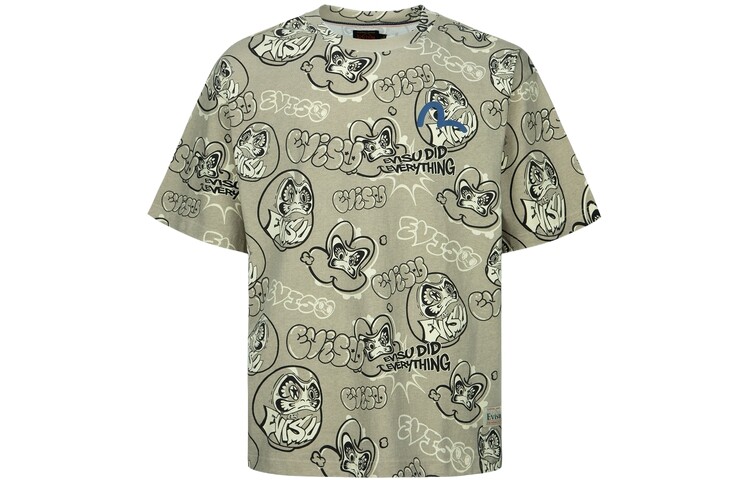 

Футболка мужская Evisu, хаки