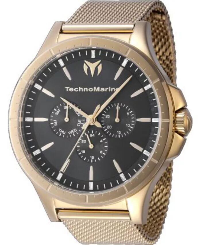 

Мужские TM-822022 MoonSun Кварцевый хронограф Уголь TechnoMarine, черный