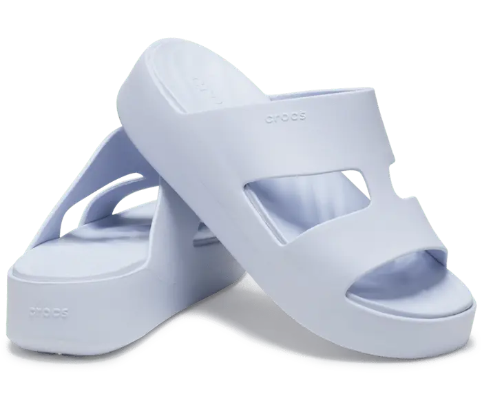 Шлепанцы на платформе Crocs женские, цвет Dreamscape — фото 2