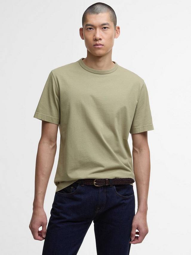 

Футболка стива маккуина рикмана Barbour, цвет Bleached Olive