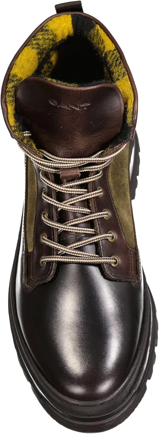 Мужские ботильоны GANT St Grip на средней шнуровке, Ivy Green Dk Bro Espresso — фото 2