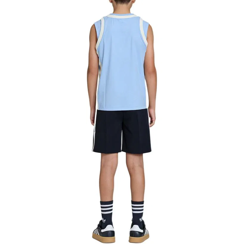 Детская спортивная одежда Casual с круглым вырезом Adidas, Blue/Black — фото 3