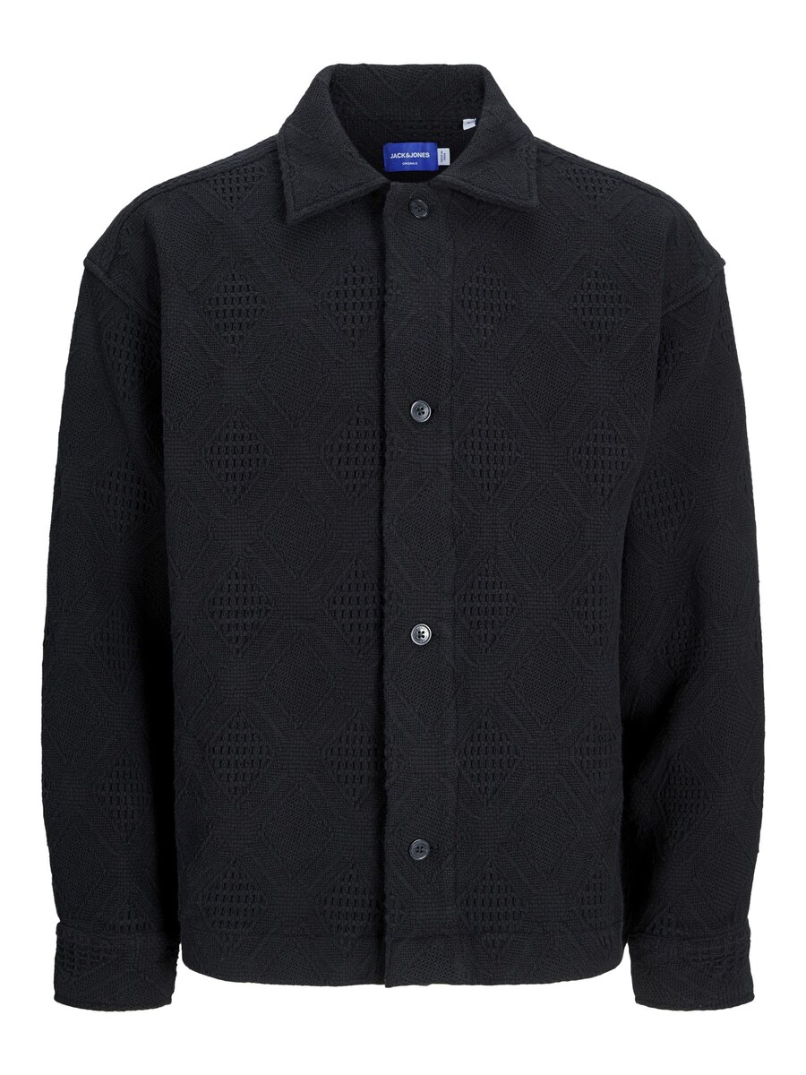 

Рубашка на пуговицах классического кроя JACK & JONES, черный