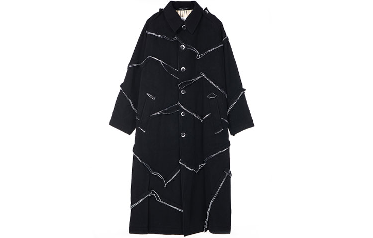 

Yohji Yamamoto Черное унисекс пальто, Black