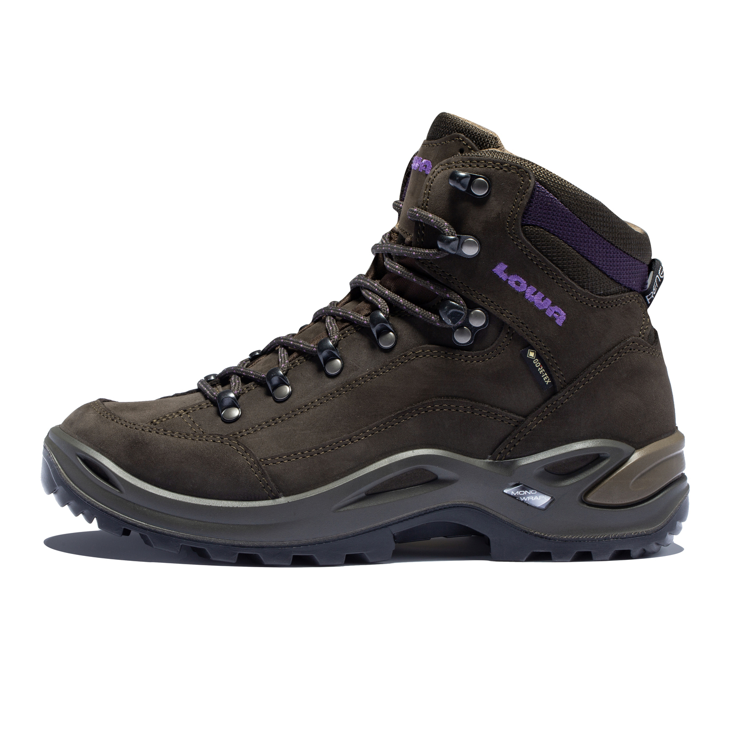 

Lowa Renegade GTX Mid top Outdoor Shoes, женские, коричневый фиолетовый