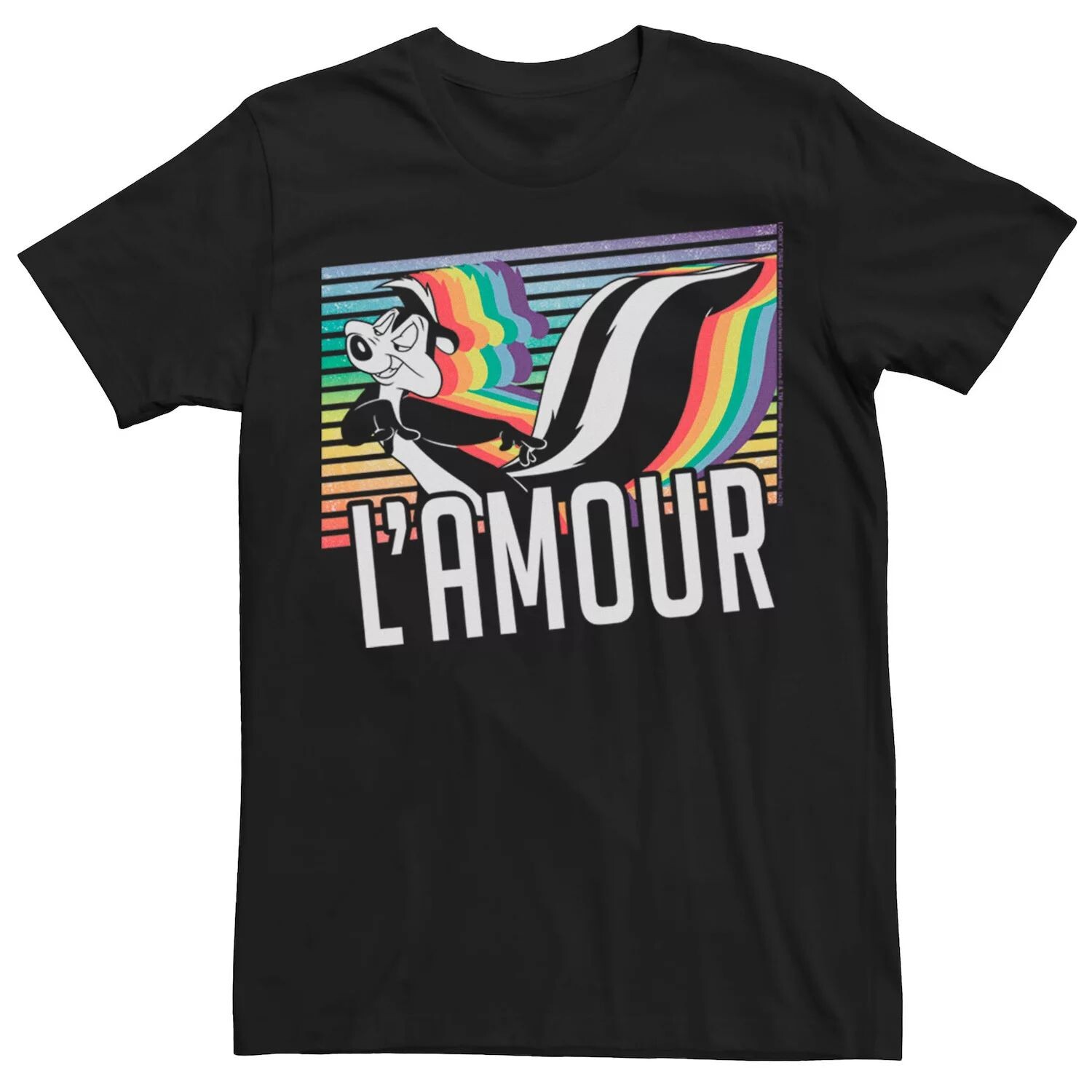 

Футболка Looney Tunes Pride Pepe Le Pew L'Amour для взрослых Licensed Character