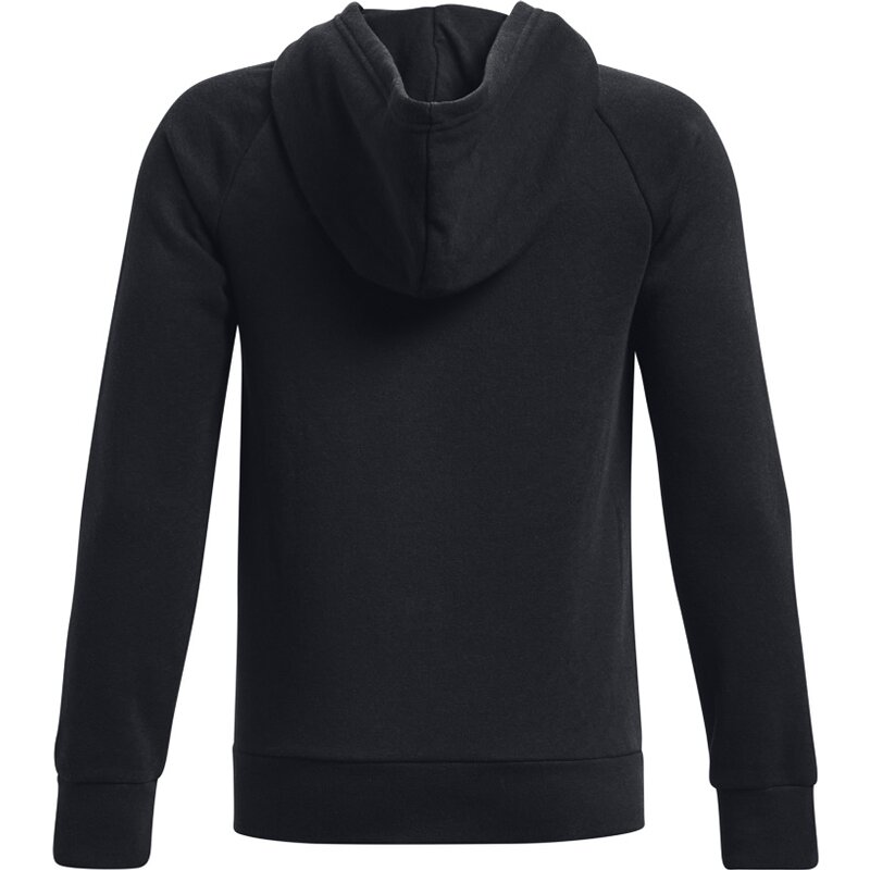 Толстовка с капюшоном ua rival флис fz hoodie Under Armour, черный — фото 2