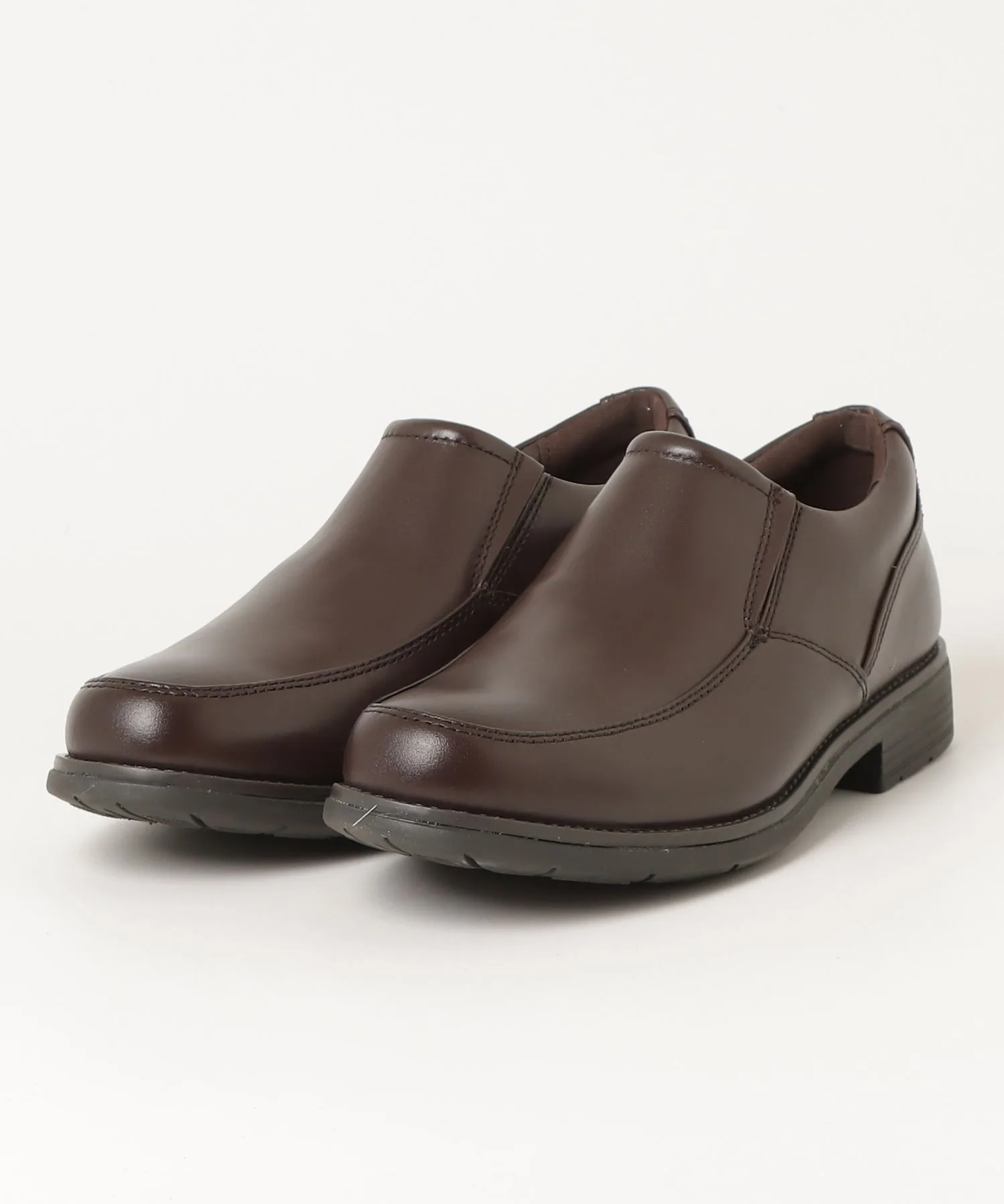 Мужские водонепроницаемые классические туфли ROCKPORT CLASSIC DRESS WP темно-коричневые — фото 2