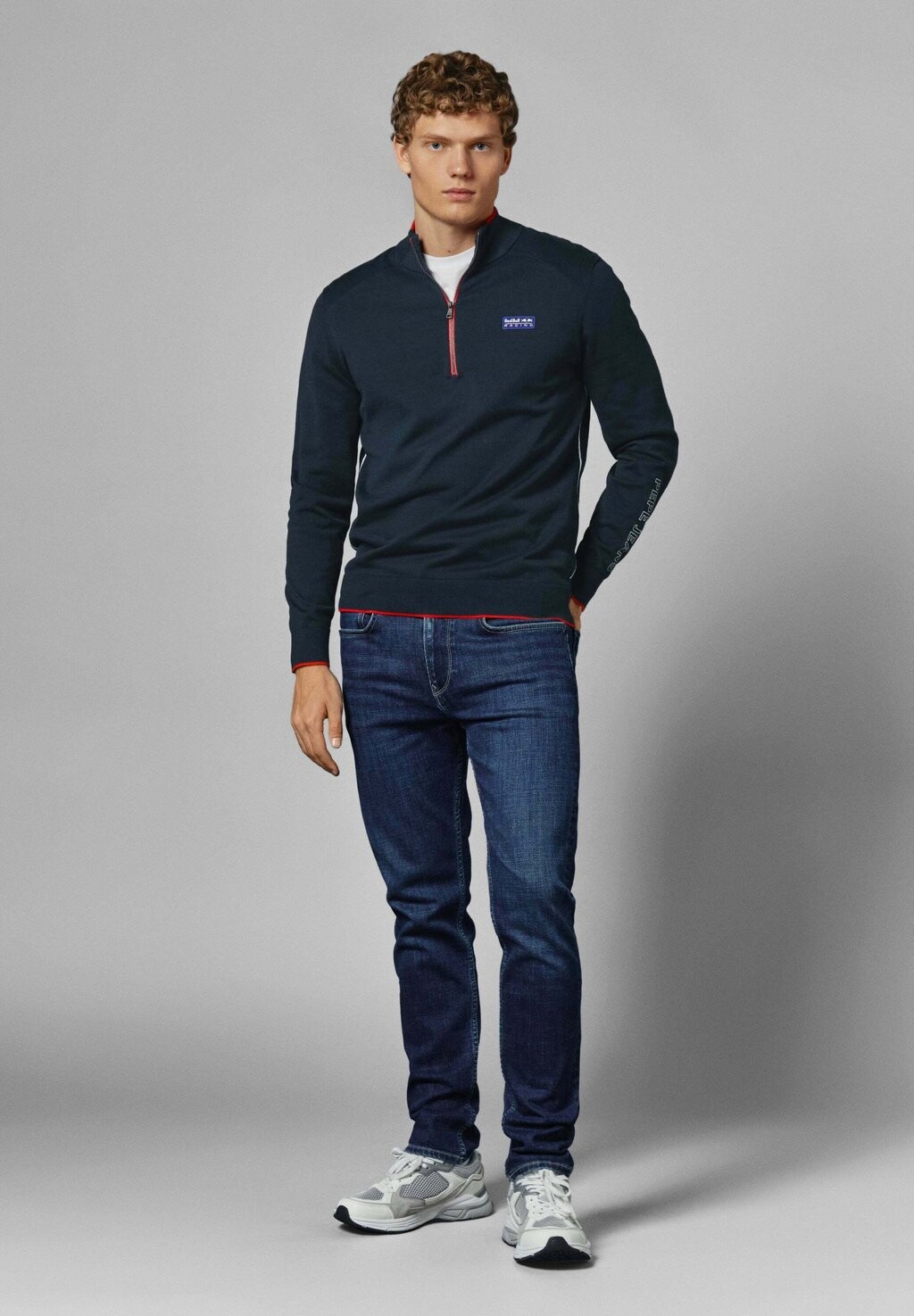 

Джемпер RBR HALF ZIP Red Bull Racing x Pepe Jeans, темно-синий