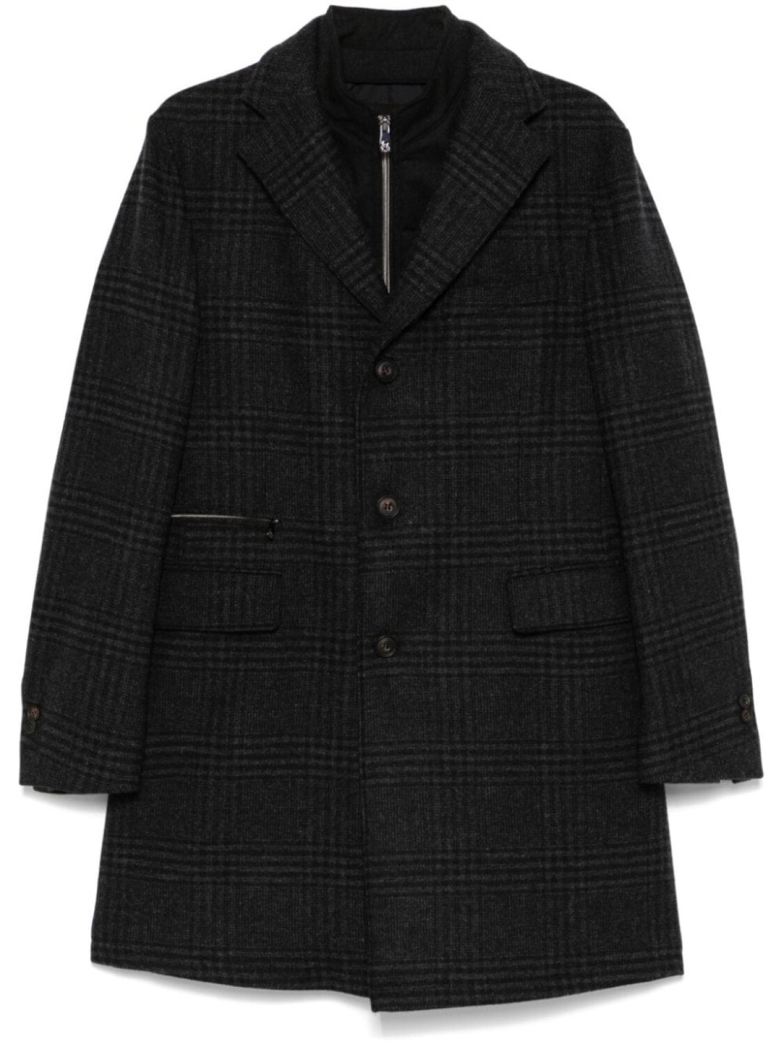 

Corneliani многослойная куртка, серый