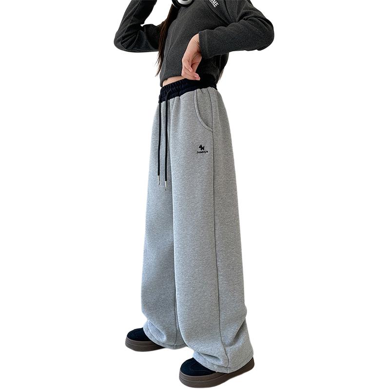 

Подростковые вязаные спортивные штаны осень-зима Disney, серый