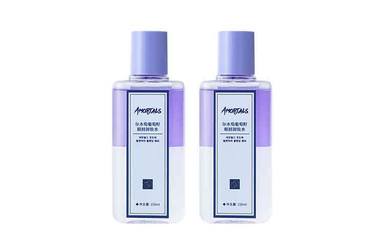 

Вода для снятия макияжа с виноградными косточками для ухода за областью глаз и губ AMORTALS