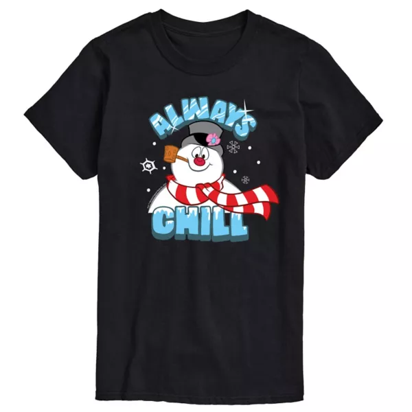 

Футболка мужская Frosty The Snowman Frosty Always Chill Licensed Character, черный