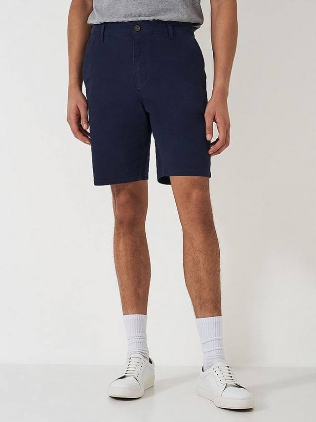 

Эластичные шорты-чинос бермуды Crew Clothing, цвет Navy Blue