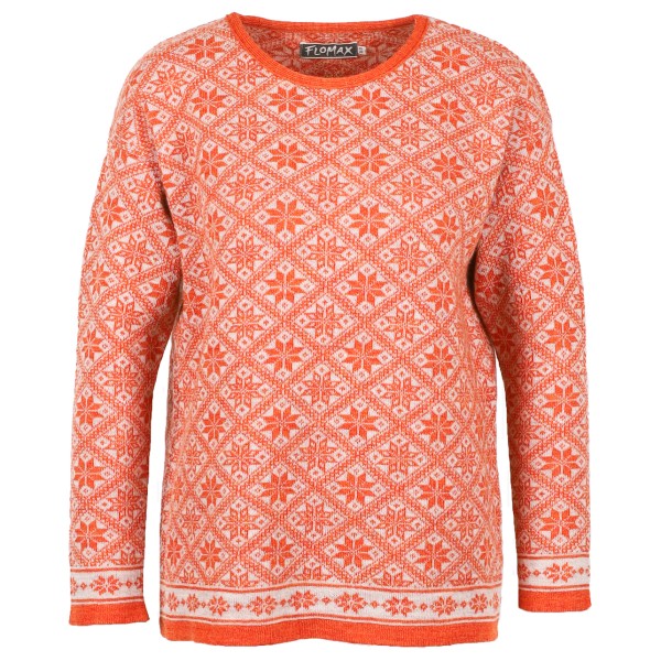 

Женский свитер большого размера Svea - шерстяной свитер Flomax, мультиколор