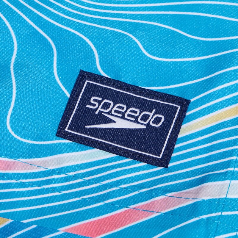 Badebermuda digi prt 13" белый jm синий/оранжевый Speedo, розовый — фото 3