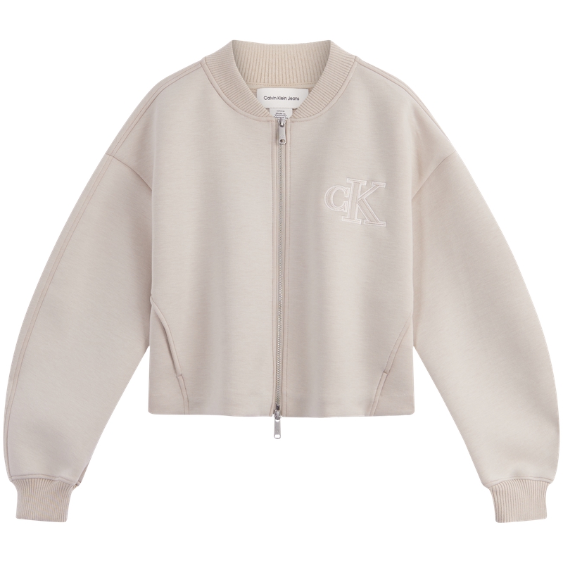 Куртки и пальто женские SS25 Calvin Klein, p4p-светло-heather серый — фото 4