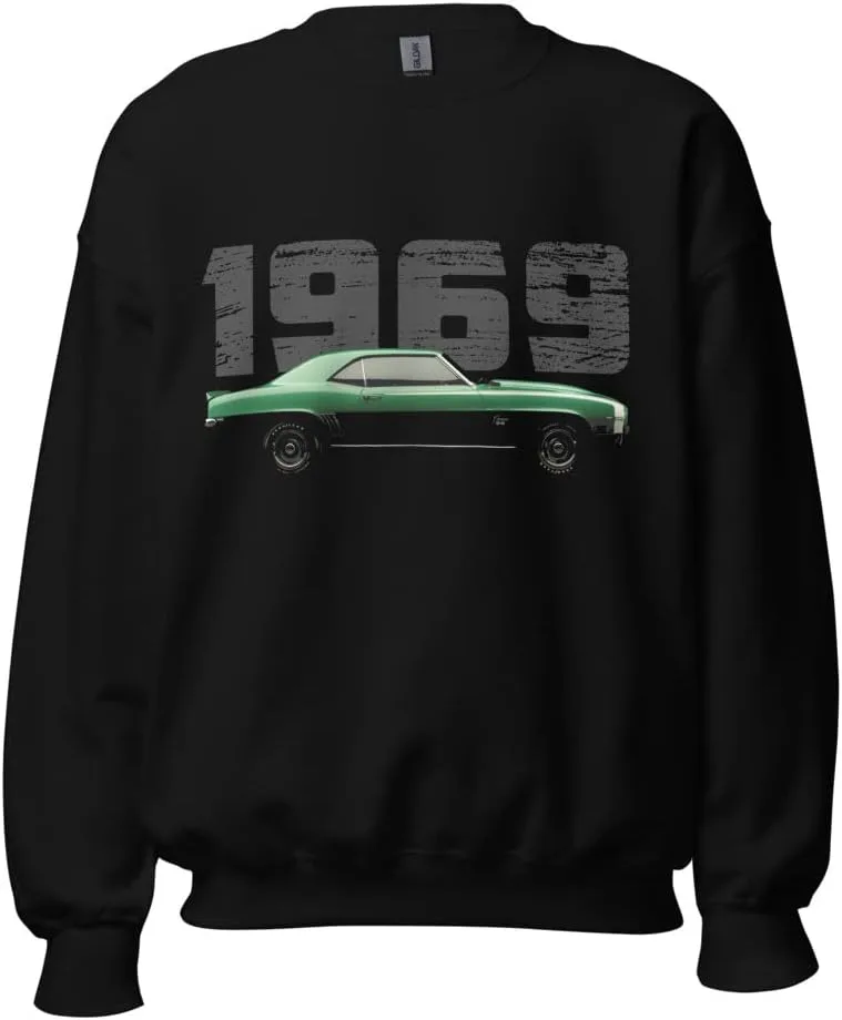 

Толстовка с принтом 1969 Camaro SS Green Muscle Car JG Infinite