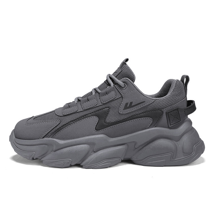 

Кроссовки WARRIOR Chunky Sneakers Men Low-top Gray, серый