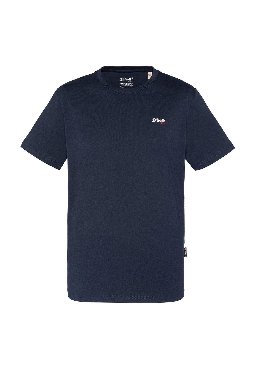

Базовая футболка CREWNECK Schott, синий