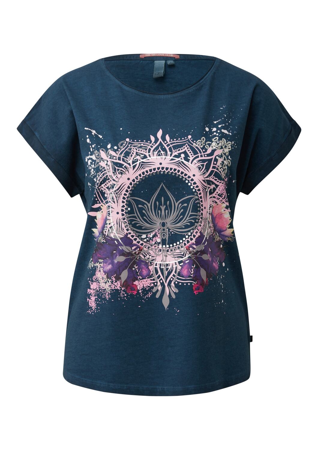 

QS Футболка в темно-синем цвете