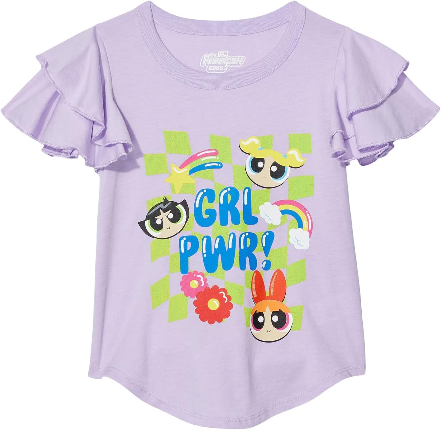 

Футболка Chaser Powerpuff Girls - Girl Power Tee, цвет Digital Lavender