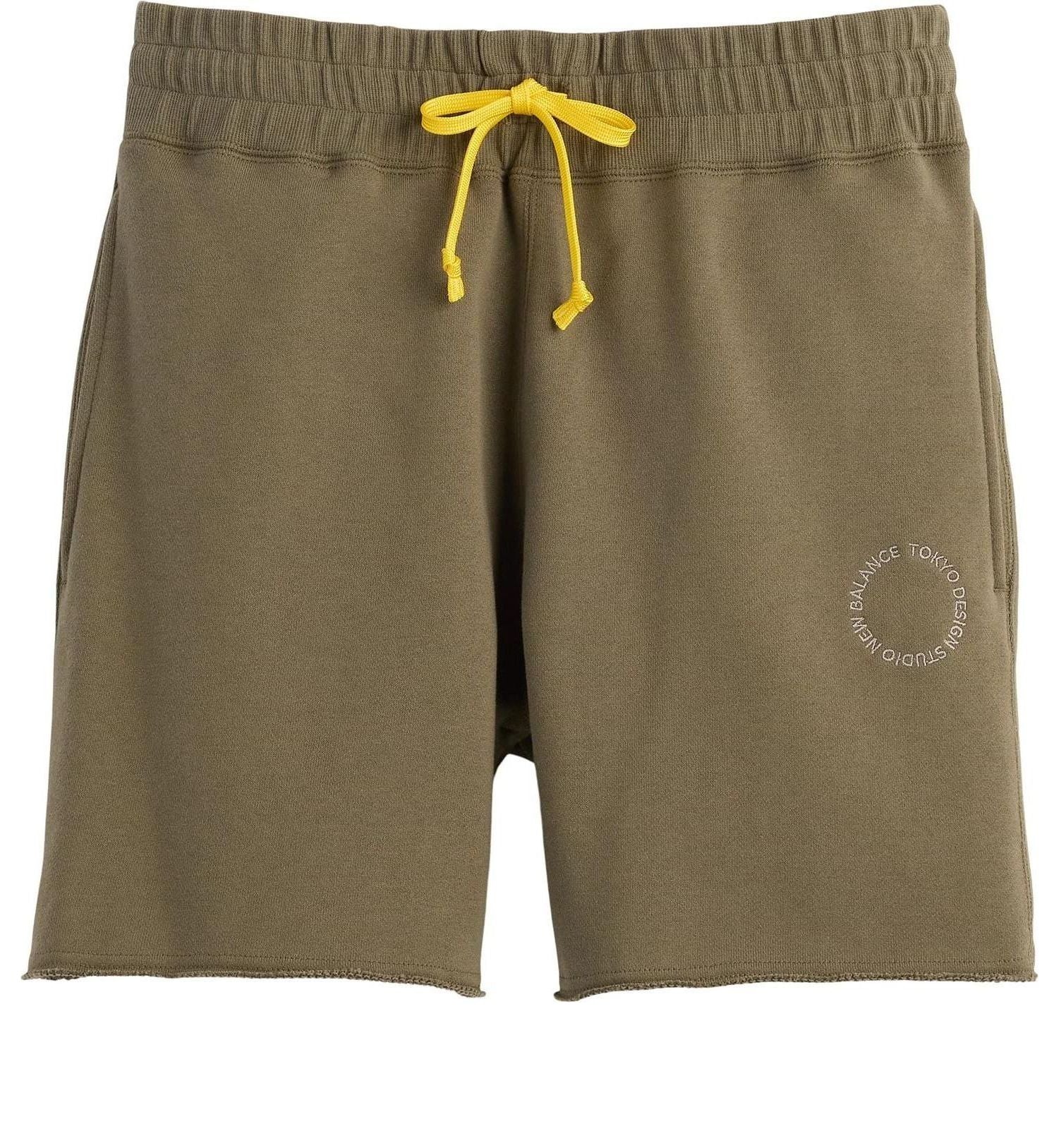 

Шорты TOKYO DESIGN STUDIO New Balance Cotton Cordura French Terry Shorts 'Covert Green' US45171-CGN, оливково-зеленый