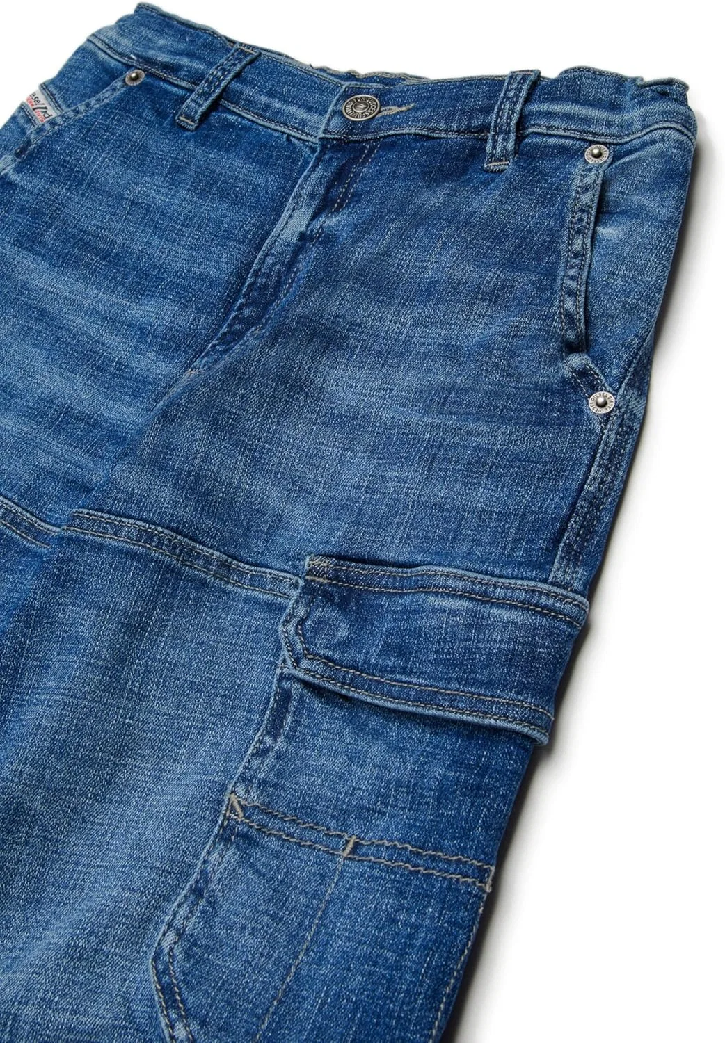 Джинсы Relaxed Fit Cargo Diesel, Blue Denim — фото 3