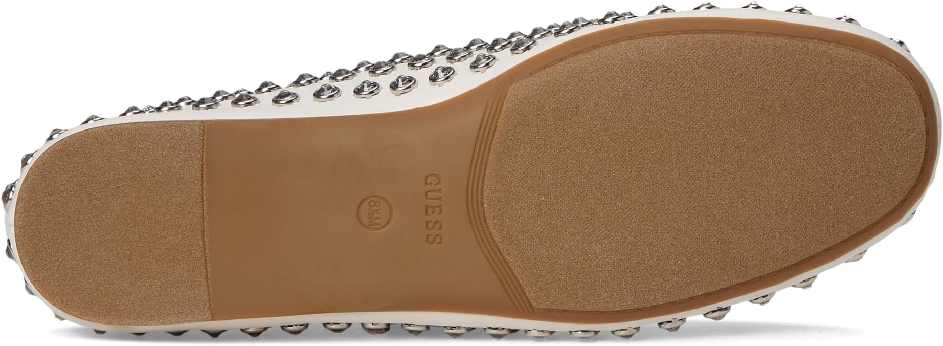 Балетки GUESS Kalidal, White Faux Leather — фото 3