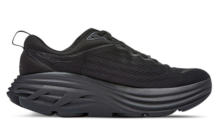 Кроссовки Bondi 8 мужские низкие черные Hoka One One — фото 2