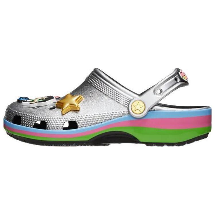 Сабо женские Classic Clog Clogs Women's Crocs, серебряный