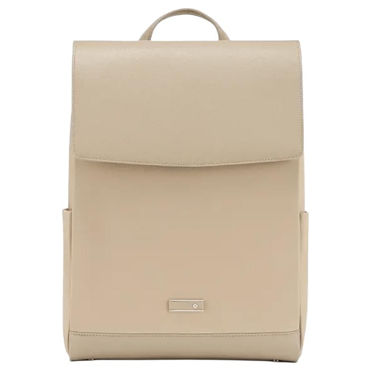 

Samsonite Женский рюкзак из ткани с кожаной спинкой бежевый