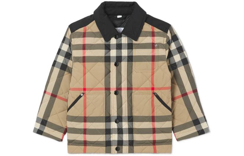 

Детские куртки Burberry, цвет Коллекция Бежевый