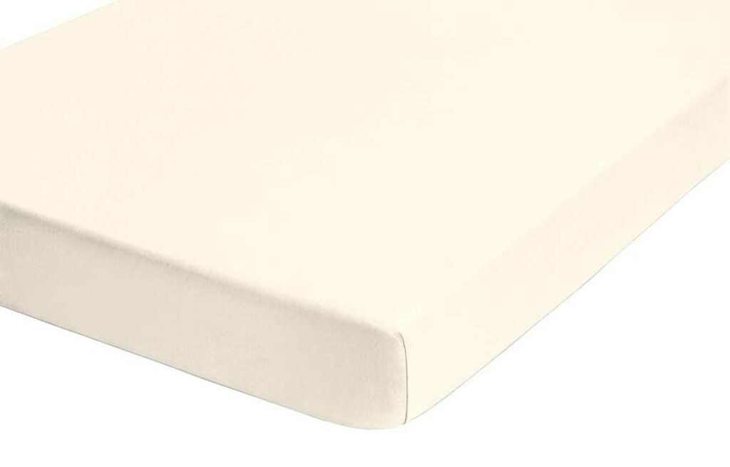 

Простыня Biberna из джерси и эластана, приталенная простыня 120x200 см - 130x220 см натуральный