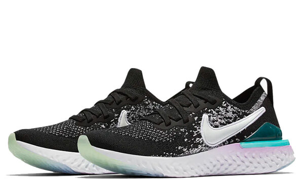 Кроссовки epic react flyknit 2 Nike, черный — фото 2