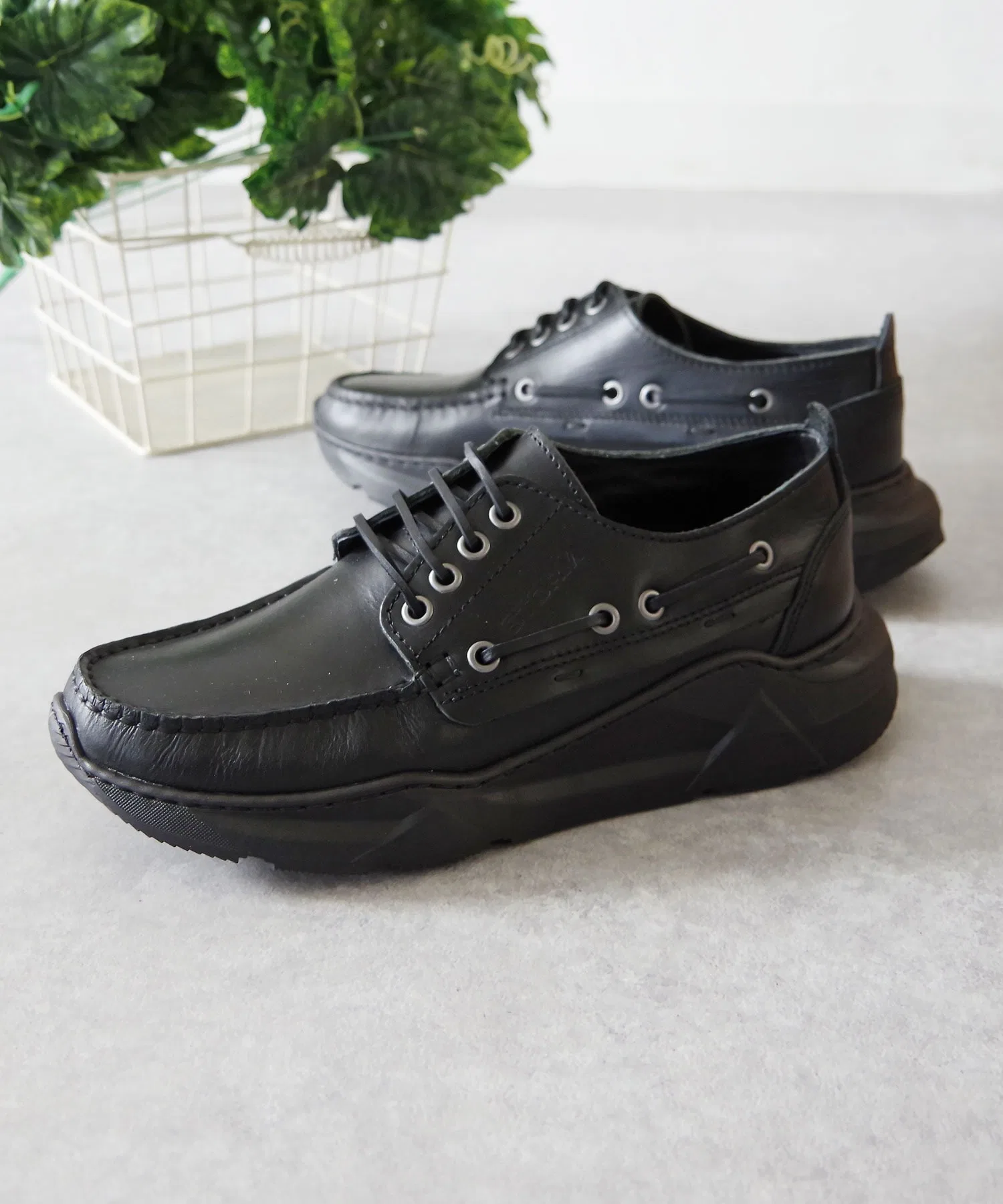 Мужские мокасины/декабристы STORM Hybrid Leather Deck Shoes 6552 REMESSA — фото 2