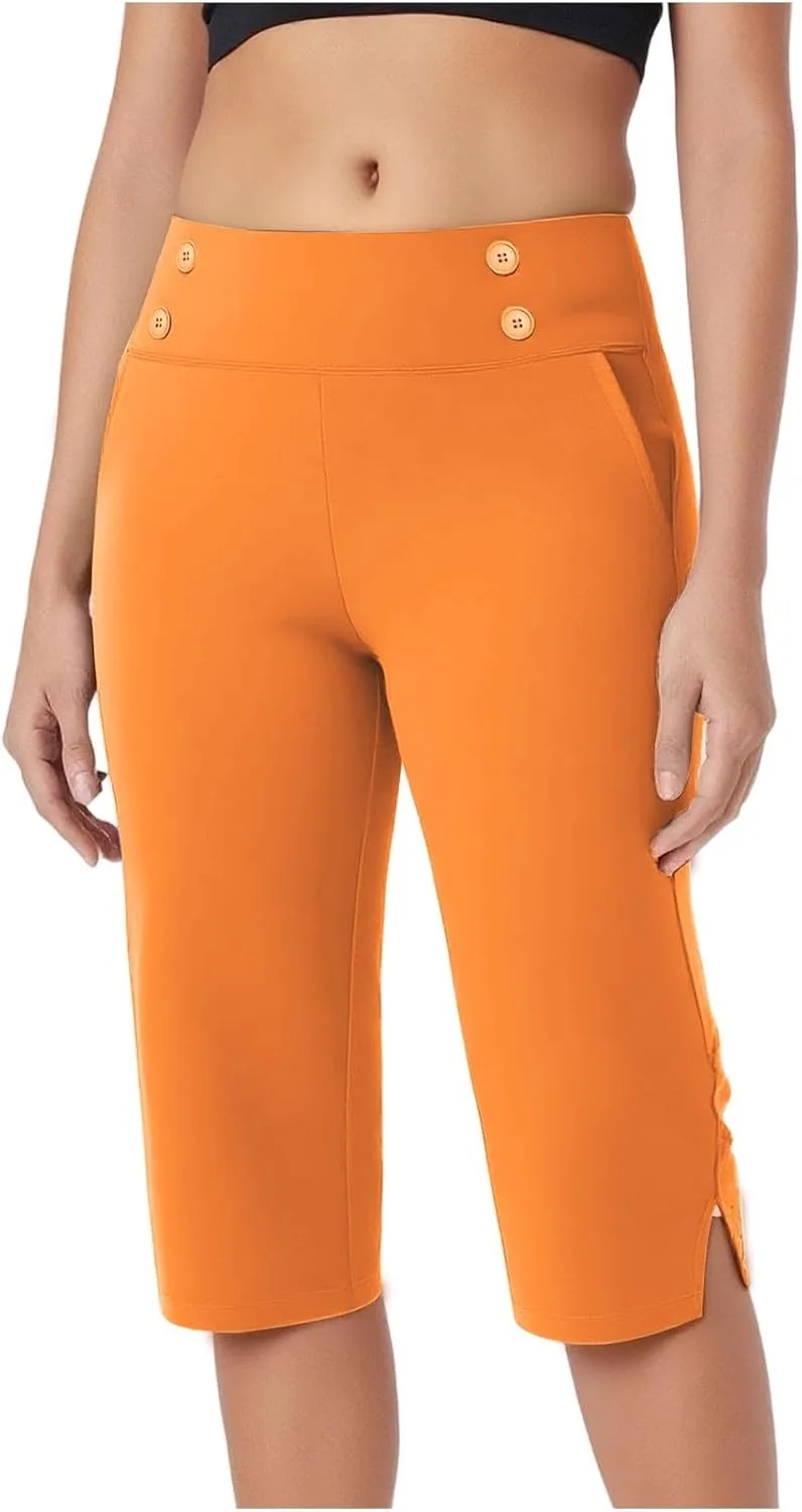 

Высокие капри для женщин Yoga Leggings Floleo